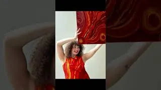 Miniature : L' art de Aude MILESI mis en mouvement par une collection de robes : quelle énergie positive