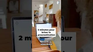 Miniature : Démarrez petit : la règle des 2 minutes pour une motivation maximale ! #shorts