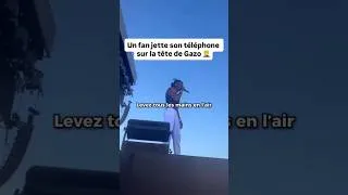 Miniature : Gazo reçoit un téléphone sur la tête en plein de concert #youtube #rap #gazo #rapfrancais #rapfr