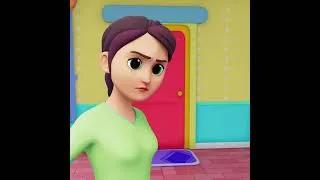 Miniature : Qui a mangé le cupcake ? 🧁 Menons l'enquête ! #comptines #dessinanimépourenfants #shorts