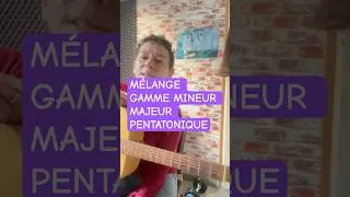 Miniature : How To MIX Major + Minor Pentatonic #coursdeguitare #pentatonicscale  #guitarlesson #guitarist