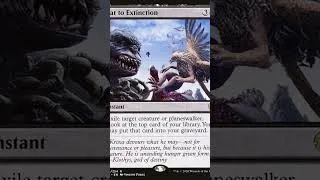 Miniature : manger jusqu'à l extinction #magicthegathering #tcg