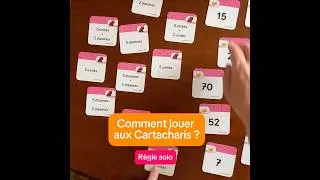 Miniature : Vidéo-règle des Cartacharis en mode solo, à projeter à ta classe.