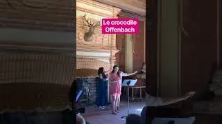 Miniature : Le crocodile « trom alcazar » d #Offenbach #troupevocalya #concert a #pibrac #hirondelle