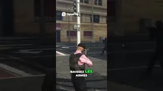 Miniature : 🚔 LSPD vs GANG : Négociation, Fusillade et Évasion ! 😱 #GTARP #GTA5RP #Shorts