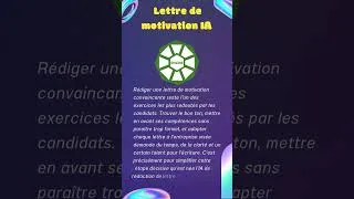 Miniature : Lettre de motivation IA