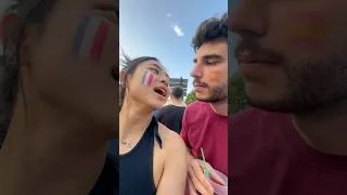 Miniature : Interracial couples during the World Cup #worldcup #football
