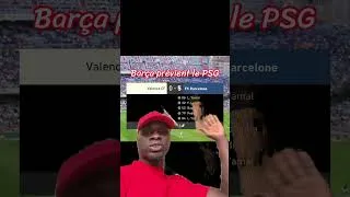 Miniature : Barça prévient le PSG #football #psg #shorts