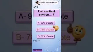 Miniature : Quiz de chimie rapide!