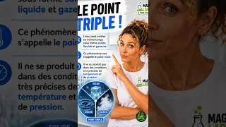 Miniature : ❄️Le point triple!#Science #Chimie #LeSaviezVous #AnomalieDuJour #Shorts #PointTriple #Eau