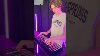 Miniature : Working on #synth riffs for a video game song using ROLI + Output Arcade #solo #cyberpunk #music