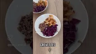 Miniature : Recette - BOWL CREVETTES 🦐🍚 #healthyfood #mangerbien #recettefacile #recettegourmande #crevettes