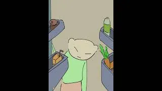 Miniature : quelqu'un a manger mes chocolats   #animation #2d #draw #cat #frigo #chat #2danimation