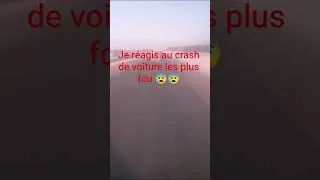 Miniature : 😱 Je réagis aux crashs de voiture les plus FOUS jamais filmés #shorts #shortvideo  #crash #voiture