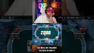 Miniature : LES MECS ONT TOUJOURS LES NUTS OU QUOI ! #poker #pokerenligne #live #pokeronline #twitch #ckppoker