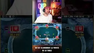 Miniature : ON EST CLAIREMENT LA PUPUTE DE LA TABLE ! #poker #pokerenligne #live #pokeronline #twitch #ckppoker