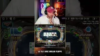Miniature : LE TILT AVEC BRELAN FLOPPE #poker #pokerenligne #live #pokeronline #twitch #ckppoker
