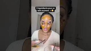 Miniature : Un teint éclatant avec cette astuce 100% naturelle 🥰😍 #trending #naturalskincare #coffee #honey