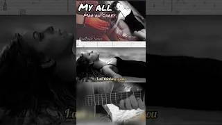 Miniature : My all - Mariah Carey - Fingerstyle Guitar Cover