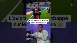 Miniature : l'avis tranché de Mbappé sur les binationaux #mbappe #football