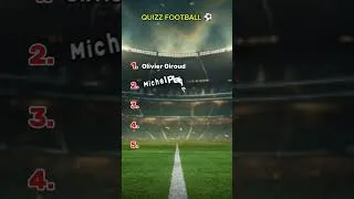 Miniature : Quiz football équipe de france                   À toi de jouer 🔥⚽