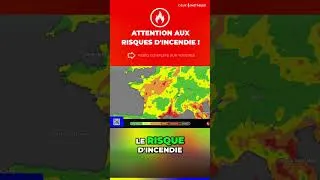 Miniature : Attention au risque important de départs de feux. #shorts