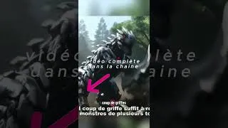 Miniature : Un robot dinosaure surgit au cœur du Crétacé, face au Tyrannosaurus rex