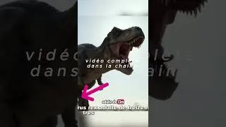 Miniature : Un robot dinosaure surgit au cœur du Crétacé, face au Tyrannosaurus rex