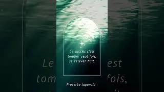 Miniature : Apprendre à se Relever  Leçon d'un Proverbe Japonais #proverbes #proverbe #persévérance #résilience