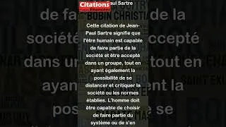 Miniature : Etre totalement dans le coup et hors du coup, c'est ça un homme ! - Jean-Paul Sartre