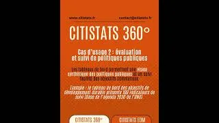 Miniature : CITISTATS 360, rapports territoriaux à 360° pour les communes et les acteurs publics
