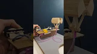 Miniature : Mécanisme incroyable avec godet hydraulique et interrupteur électrique bipolaire #satisfying #art