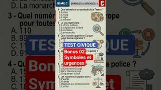 Miniature : 🇫🇷 QUIZ  BONUS 2: Symboles & Numéros d’urgence