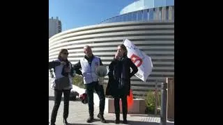 Miniature : Soutien aux  animatrices périscolaires, ATSEM et AESH devant la Mairie d'Angers !