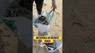 Miniature : Nettoyage d’une plage à Mimizan 🗑️♻️ #plage #pollution #environnement #ecologie #pourtoi #ytshort