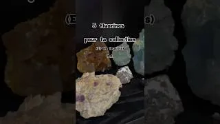Miniature : 5 nouvelles fluorines et leurs localités pour ta collection ! #fluorite #geologie #mineral #science