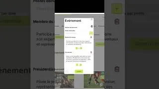 Miniature : CLUBiiK : Créer et attribué les postes pour une réunion du bureau #clubiik #bénévolat #sports