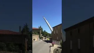 Miniature : Transport des éoliennes à Saint-Georges les Bains
