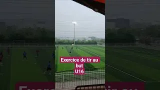 Miniature : exercice de tir au but pour U16 U15 U17 U14... #football #soccer #foot #soccergirl #footballskills