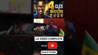 Miniature : 4 choses pour devenir un entrepreneur  #business #astucesdigitales   #entrepreunariat  #afrique