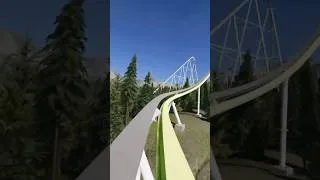 Miniature : This is the FIRST RMC Split-Rex made in Planet Coaster 2! #rollercoaster #themepark #planetcoaster2