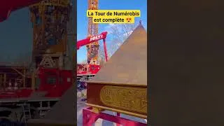 Miniature : le Parc Astérix nous a envoyé plein d'images du montage de sa nouveauté 2024, la Tour de Numérobis 🤩