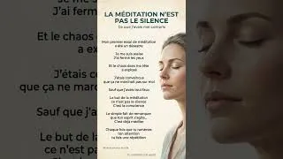 Miniature : La méditation ce n'est pas vider son esprit
