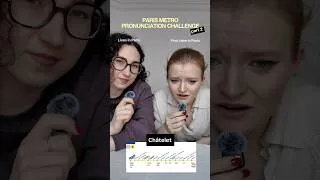 Miniature : French Pronunciation Makes No Sense (Paris Metro Pt.2)