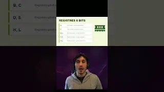 Miniature : GameBoy CPU: Les registres #code #coding #gameboy