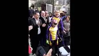 Miniature : Robert Marchand a fêté son 107ème anniversaire sur la voie douce de la Payre ! (départ à Privas)