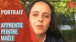 Miniature : Portrait d'une apprentie peintre - Maële | Interview des Compagnons du Devoir