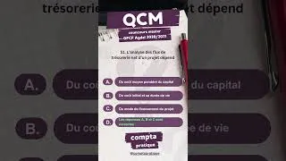 Miniature : QCM 9 : Master GFCF – Correction Concours 2020 | QCM 50 à 54 – FSJES Agdal