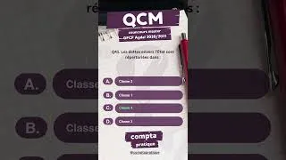 Miniature : QCM 7 : Master GFCF – Correction Concours 2020 | QCM 38 à 44 – FSJES Agdal