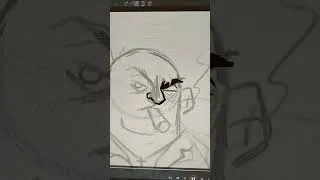 Miniature : BARON GRIMES #shorts #conceptart #drawing #draw #dessin #characterdesign #art